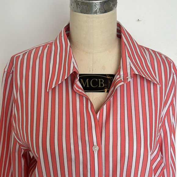 Foxcroft No Iron Fitted Button Down in Size 16 - Picture 4 of 8